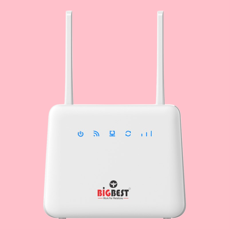 BIGBEST B312 4G Volte Wireless Internet Router 300 MBPS Voice Call Supported (BSNL, VI, Airtel, JIO Also)