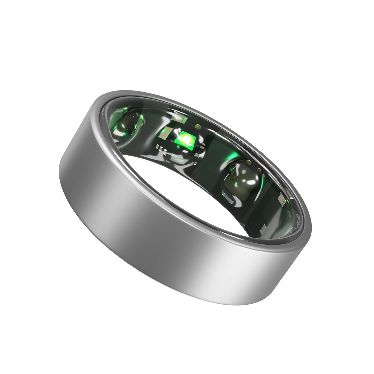 Smart Ring | Sleep, Fitness, Nutrition, Stress | Track Steps, VO2 Max, Recovery, Calorie Counter | Buy Sizing Kit First | Titanium, Matte Silver 10