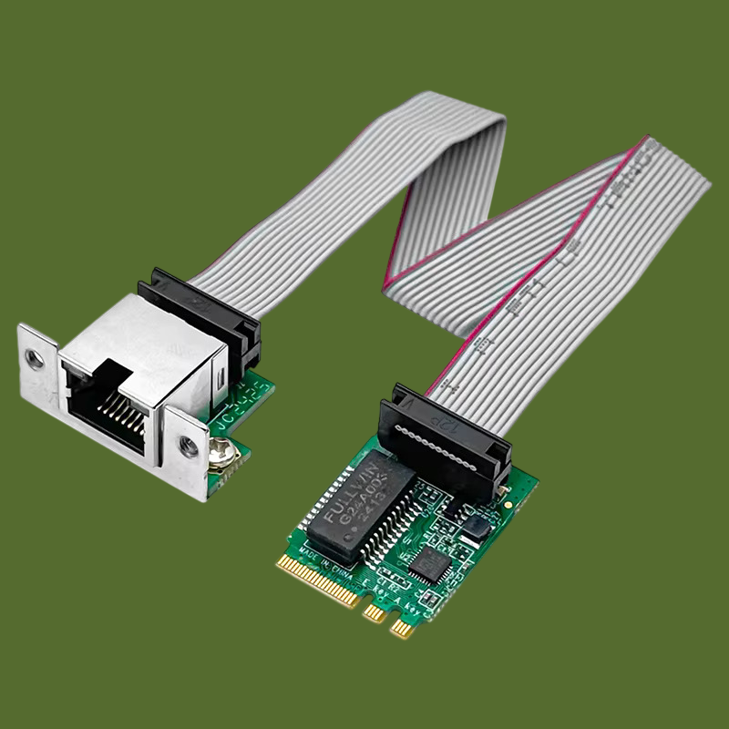 M.2 A+E Gigabit Network Interface RJ45 LAN 1000M RTL8111H Chip Ethernet Adapter for Desktop and IPC and Server